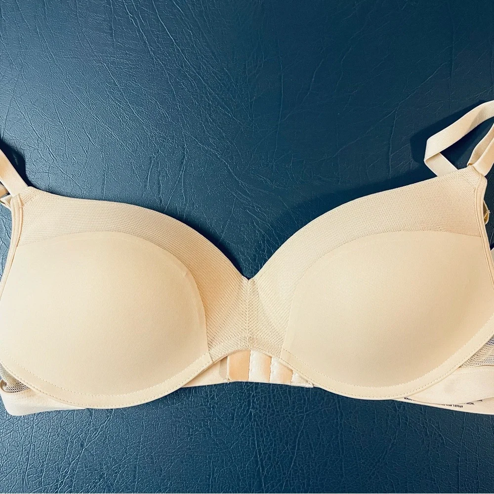 NWT Lively No-Wire Push-Up Bra in Toasted Almond - Picture 2 of 2